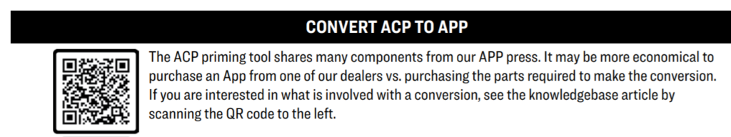 Lee ACP to APP conversion