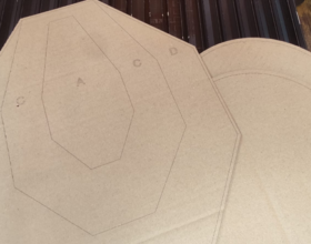 Bersagli IPSC DIY con il laser!